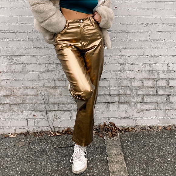 Buddy Love Gold Travolta Pants - Picture 2 of 4